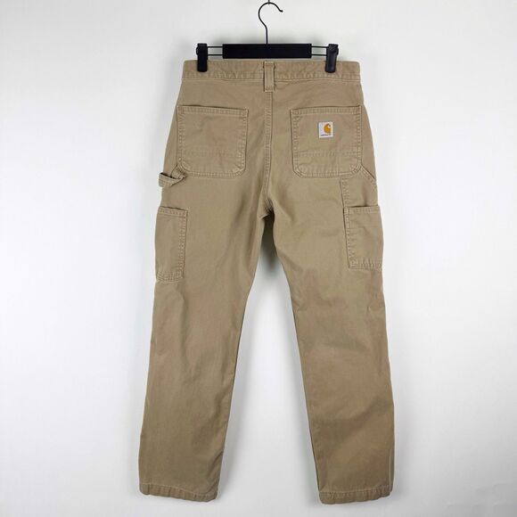 Carhartt B324 DKH Pants Men's 30x30 Work Relaxed Fit Tan Utility Carpenter - Picture 4 of 16